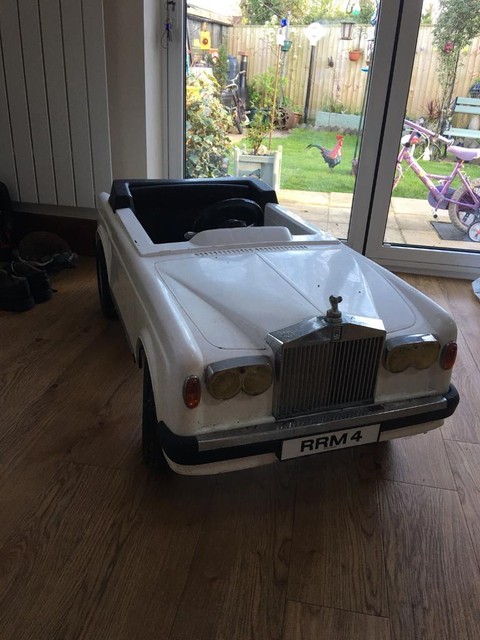 rolls royce pedal car